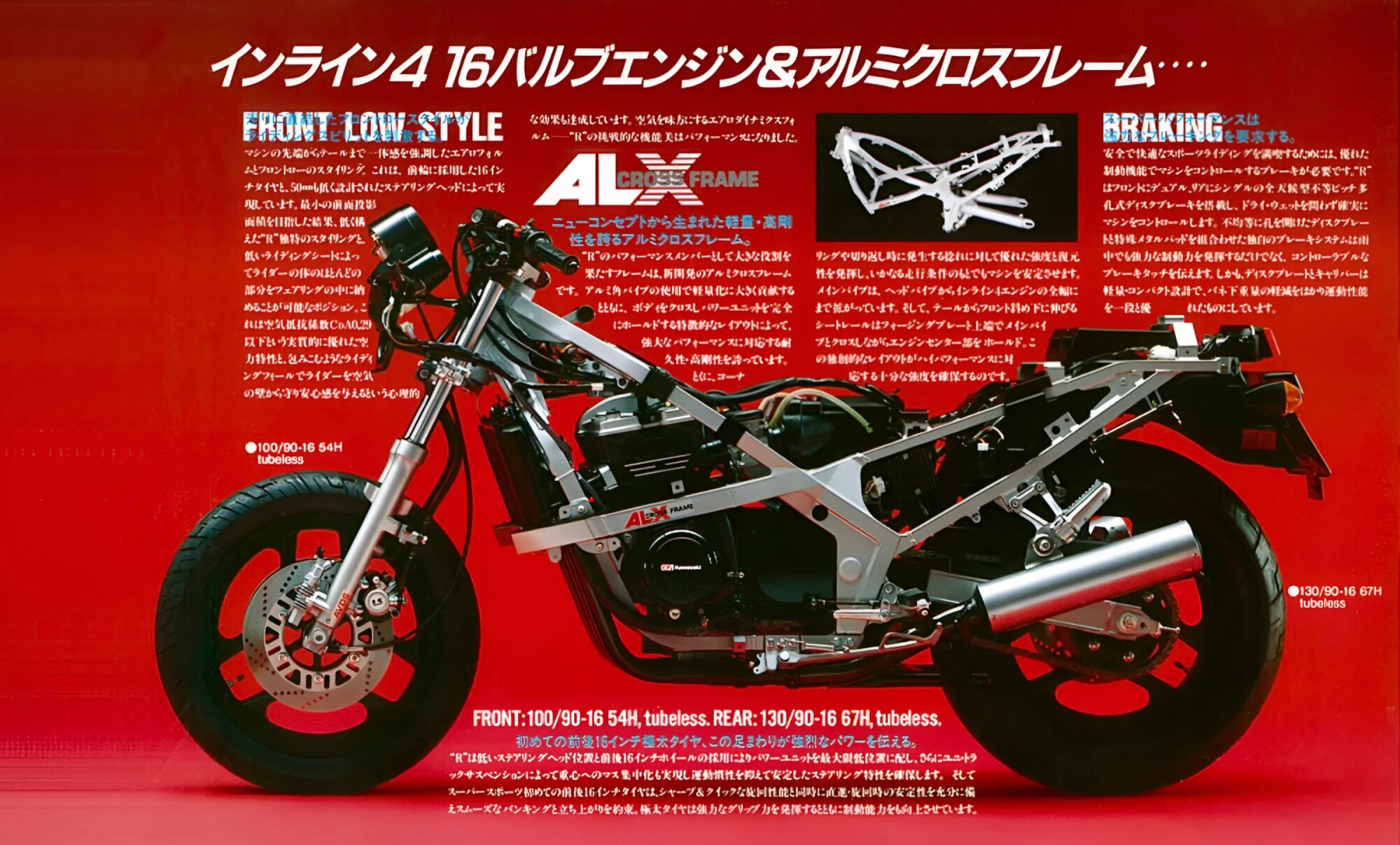 Period advertisement for the GPZ400R